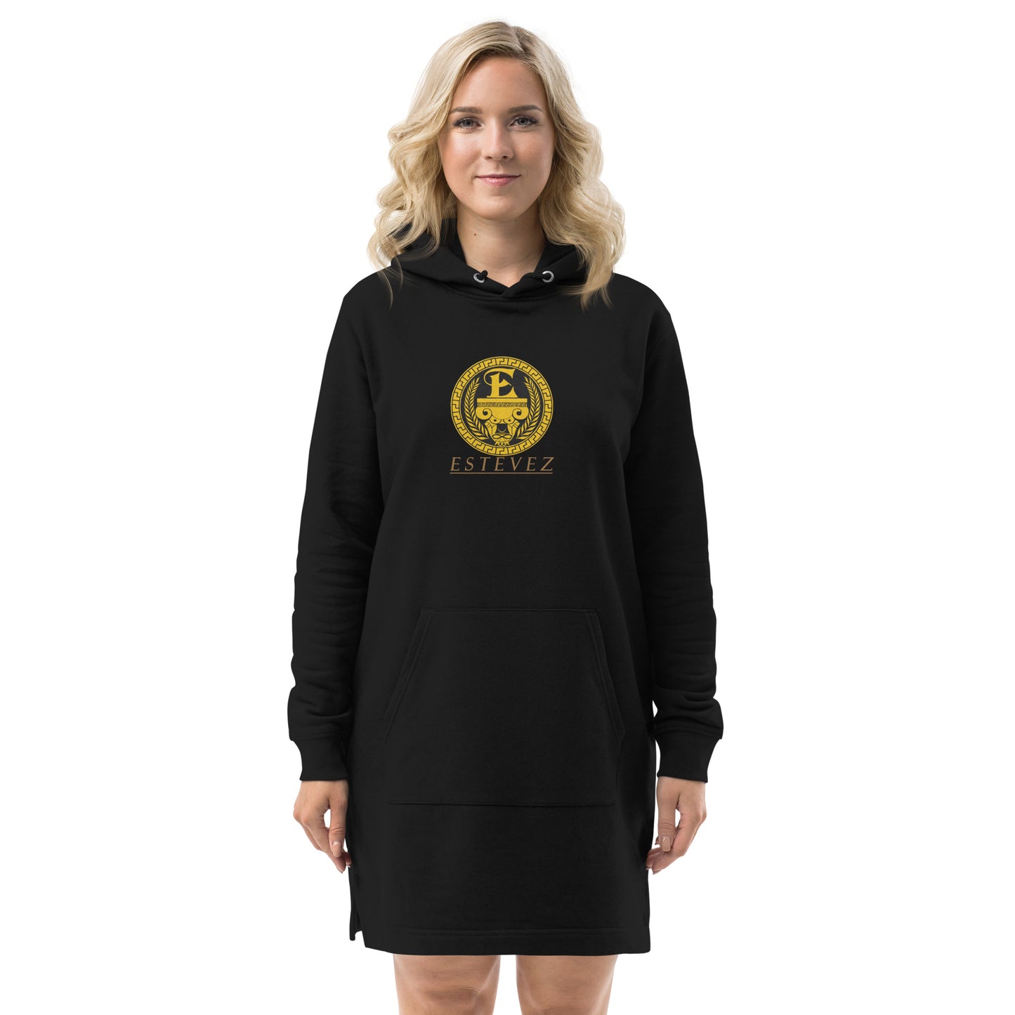 Estevez Embroidery Logo Hoodie Dress