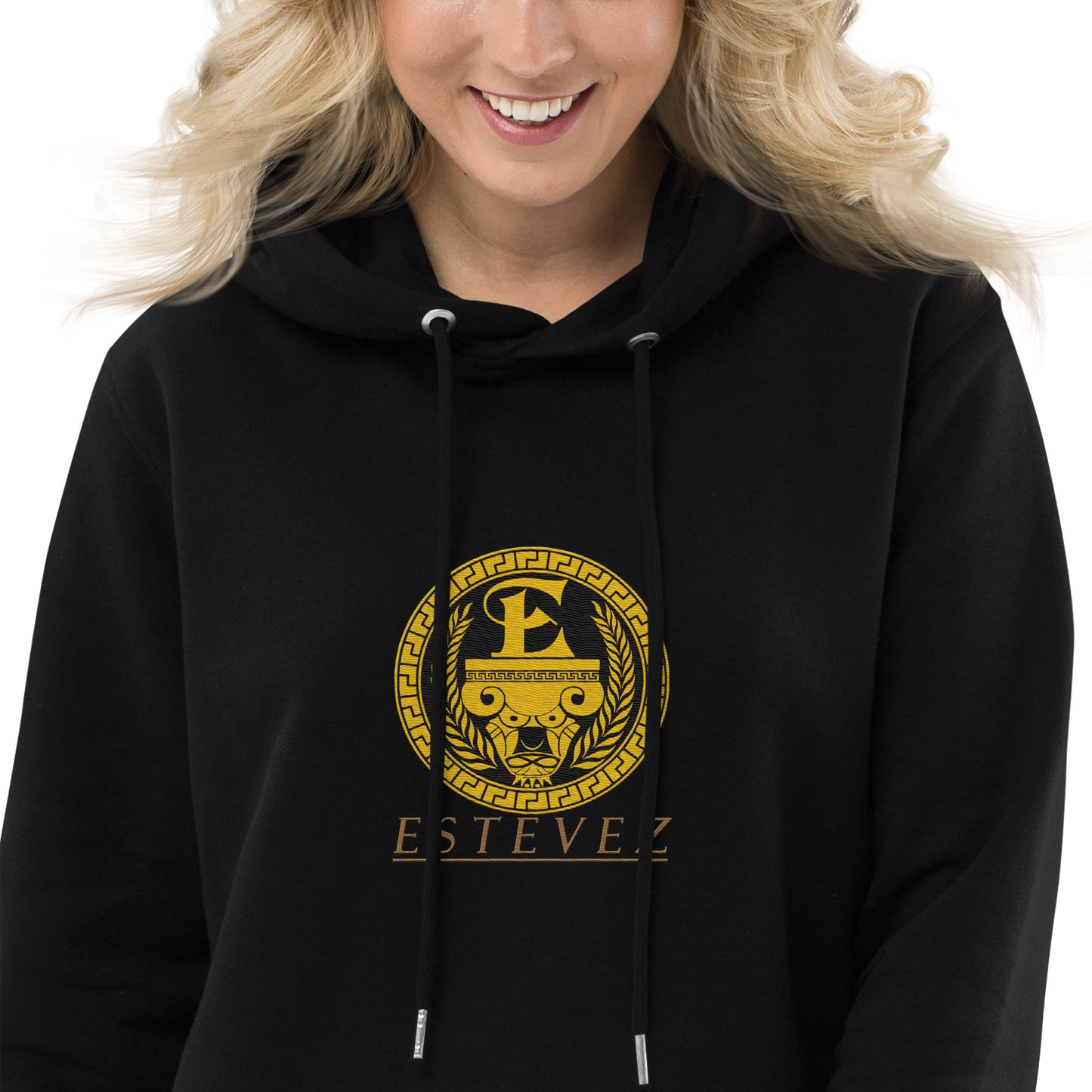 Estevez Embroidery Logo Hoodie Dress