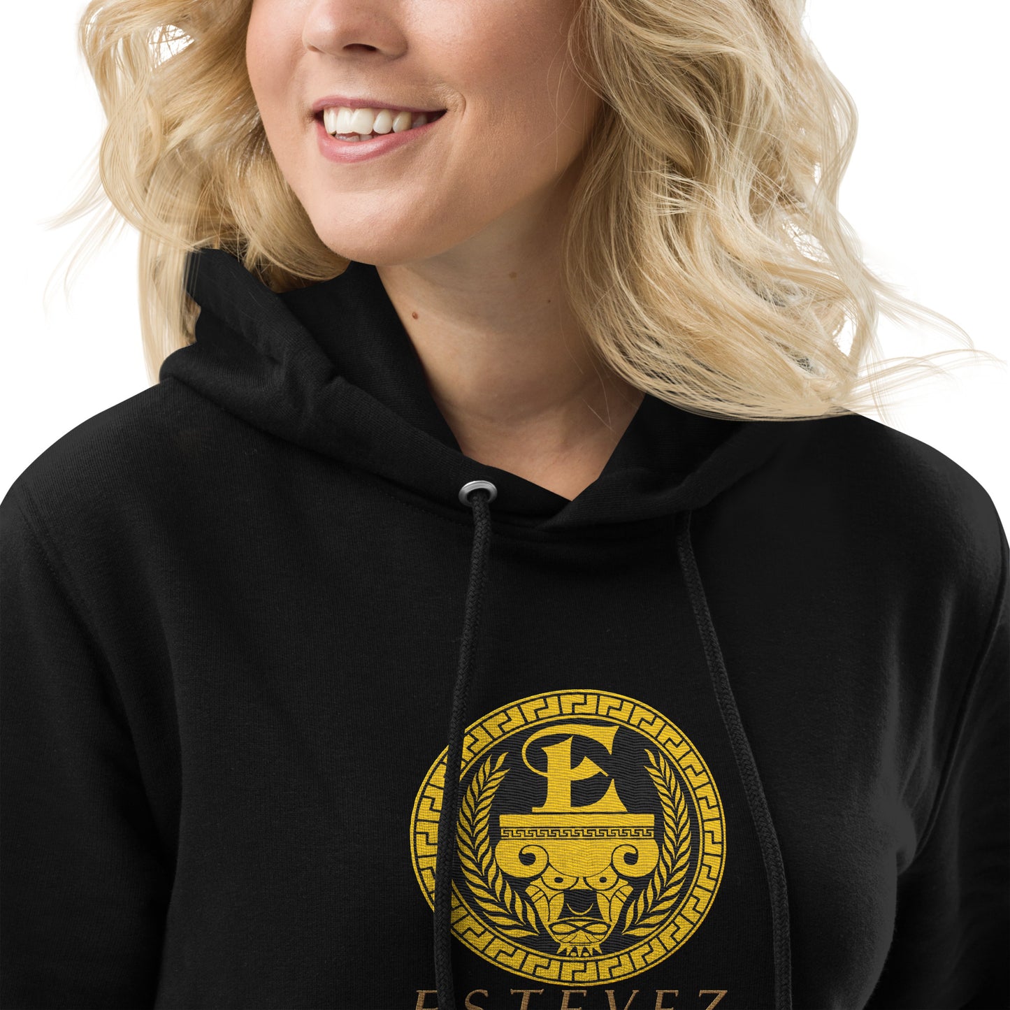 Estevez Embroidery Logo Hoodie Dress