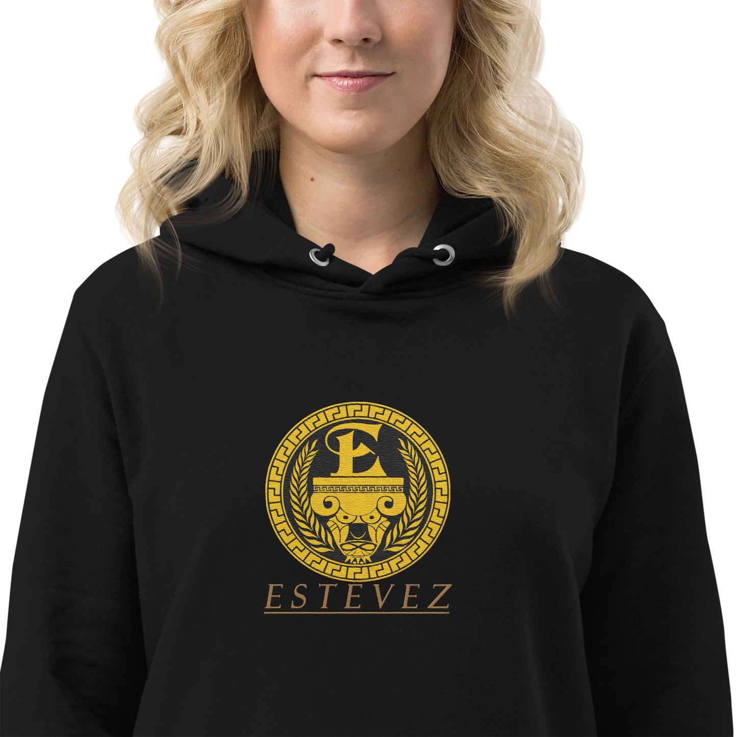 Estevez Embroidery Logo Hoodie Dress