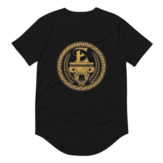 Estevez Logo Curved Hem T-Shirt