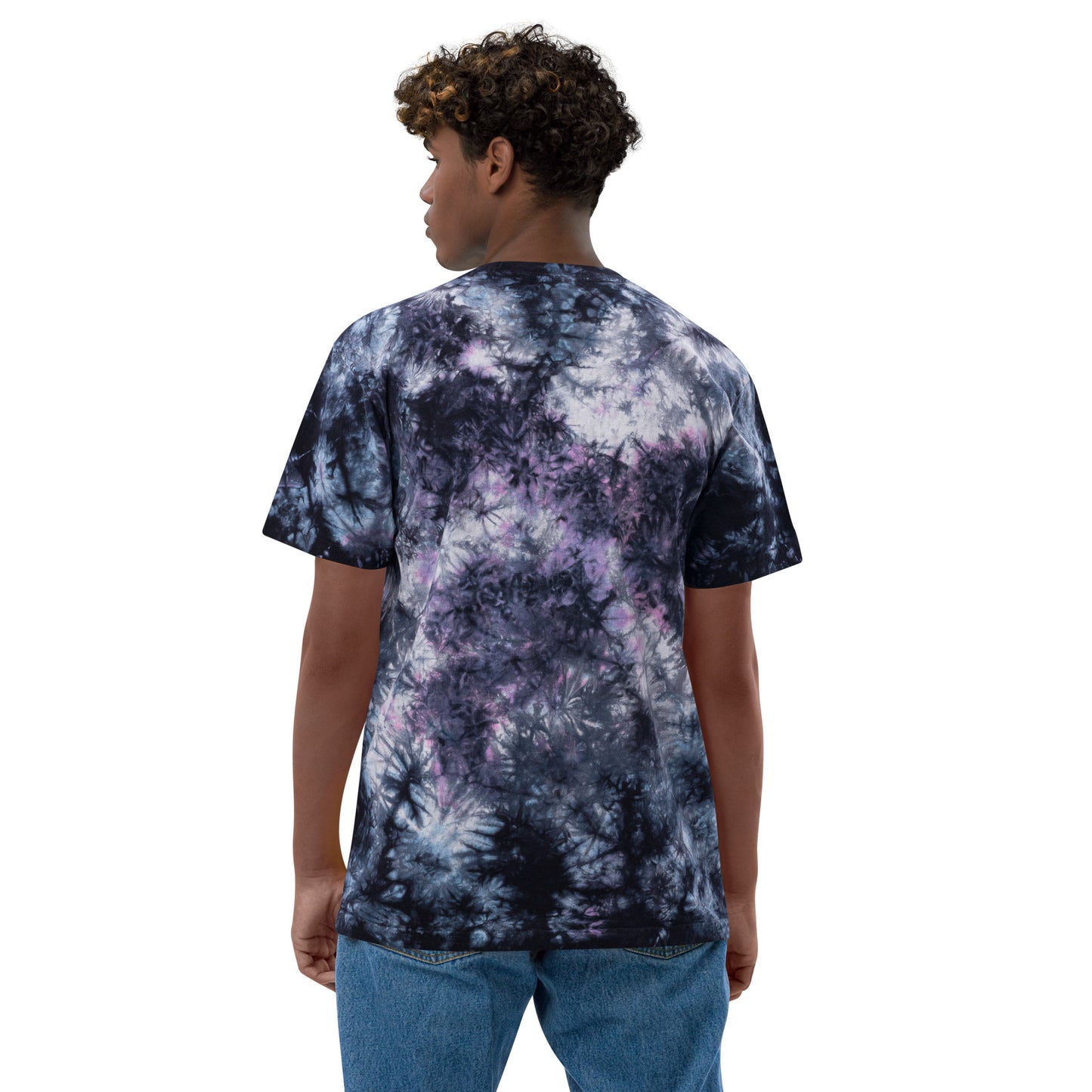Camiseta Estevez Logo bordado tie-dye
