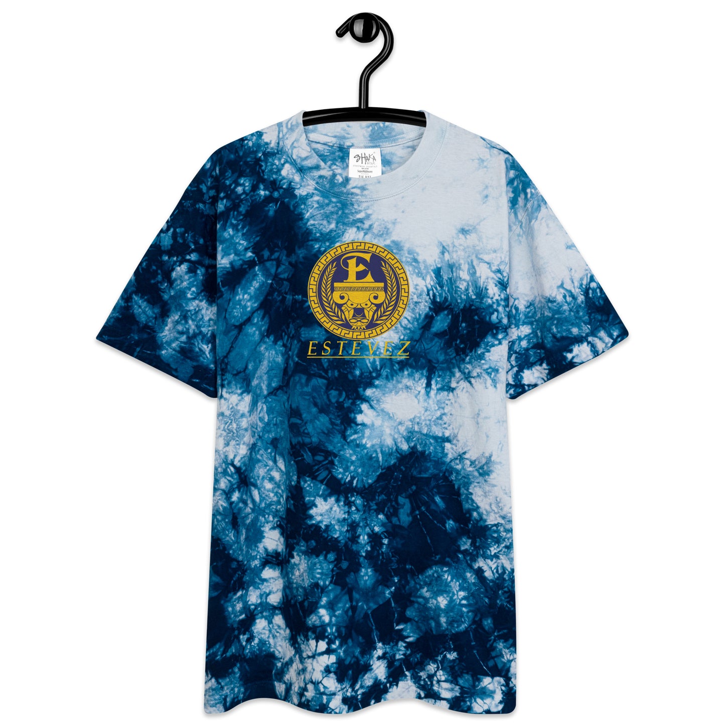 Camiseta Estevez Logo bordado tie-dye