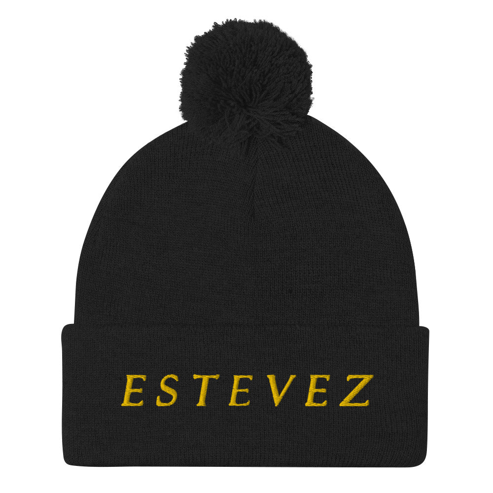 Estevez Pom-Pom Beanie