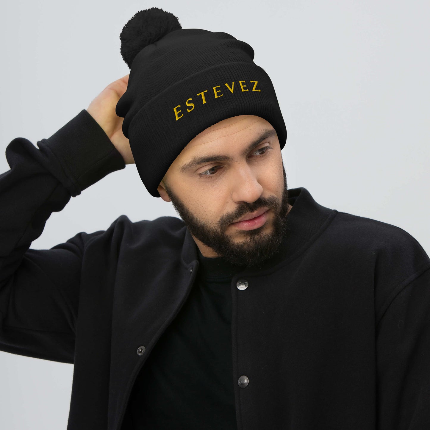 Estevez Pom-Pom Beanie