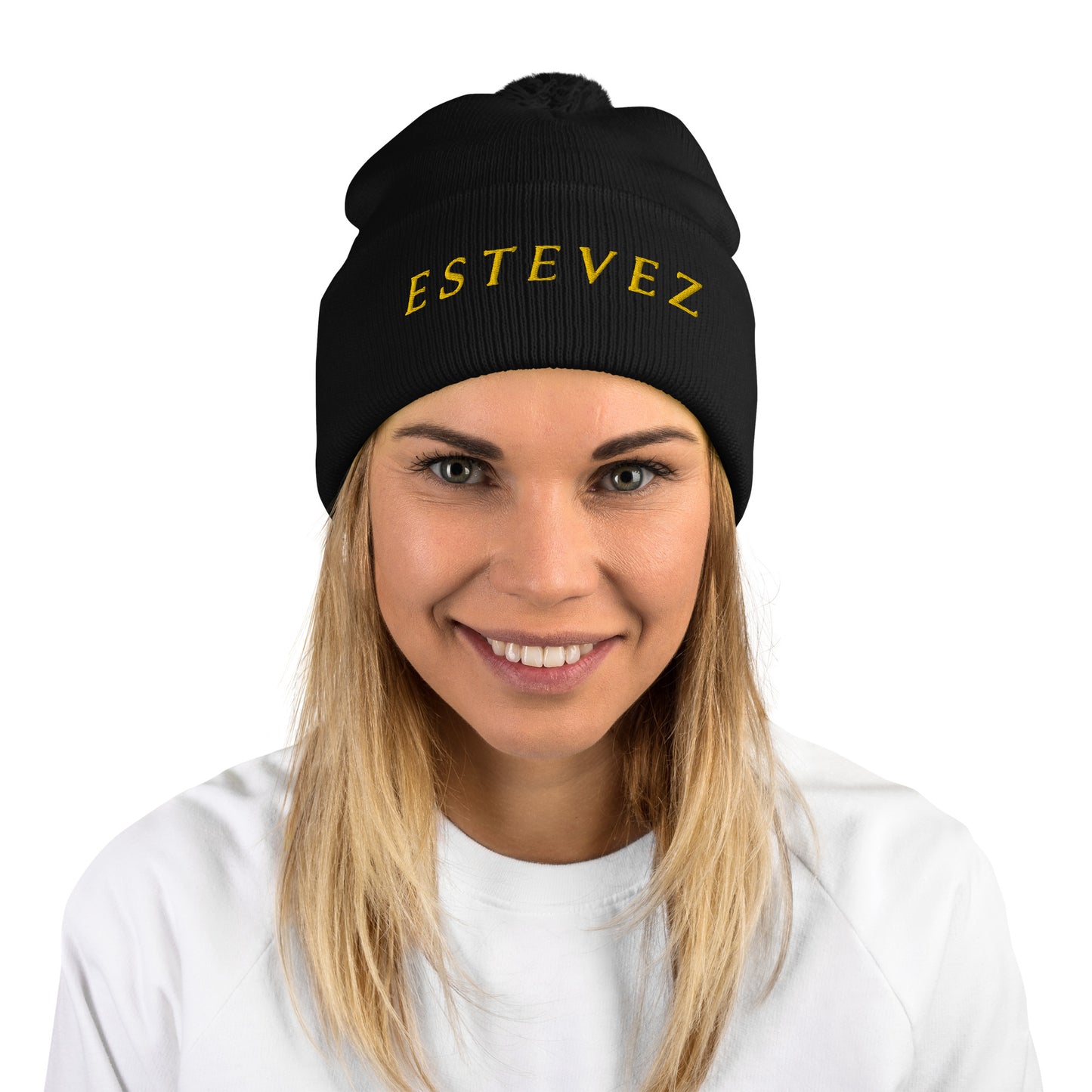 Estevez Pom-Pom Beanie