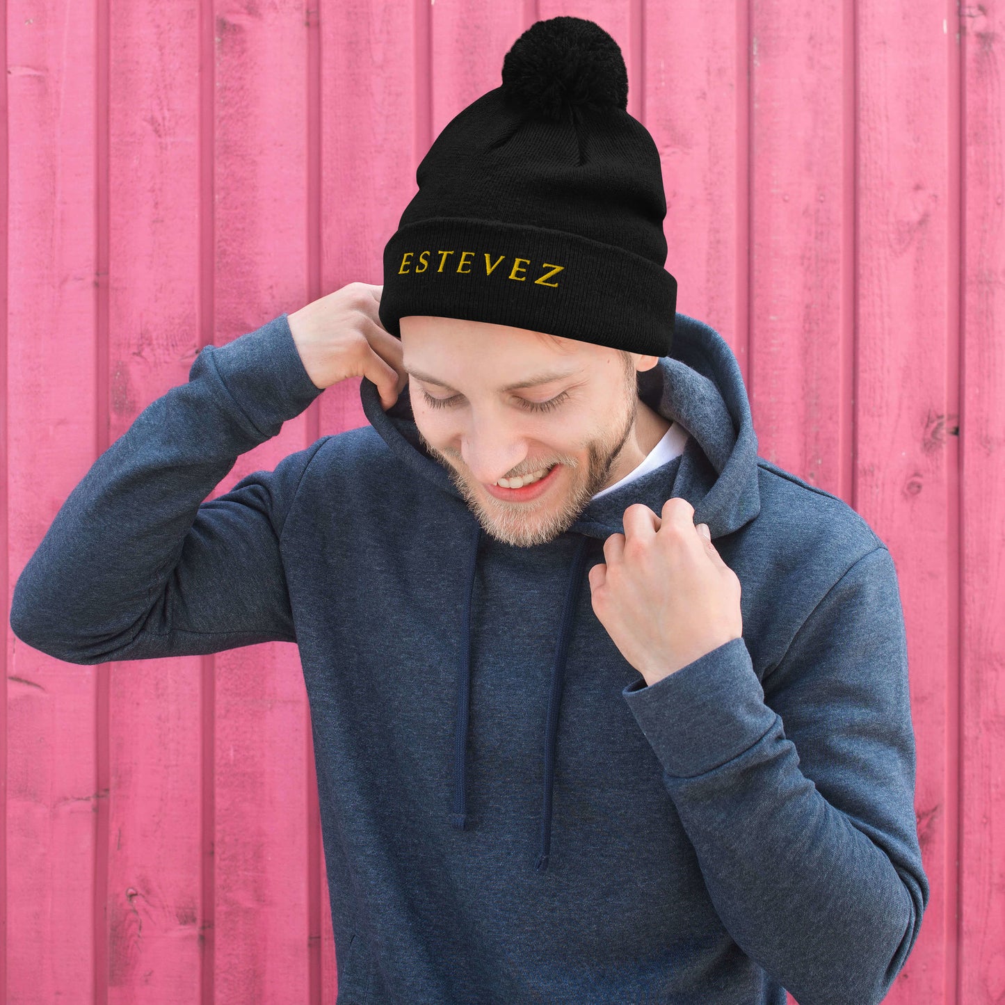 Estevez Pom-Pom Beanie