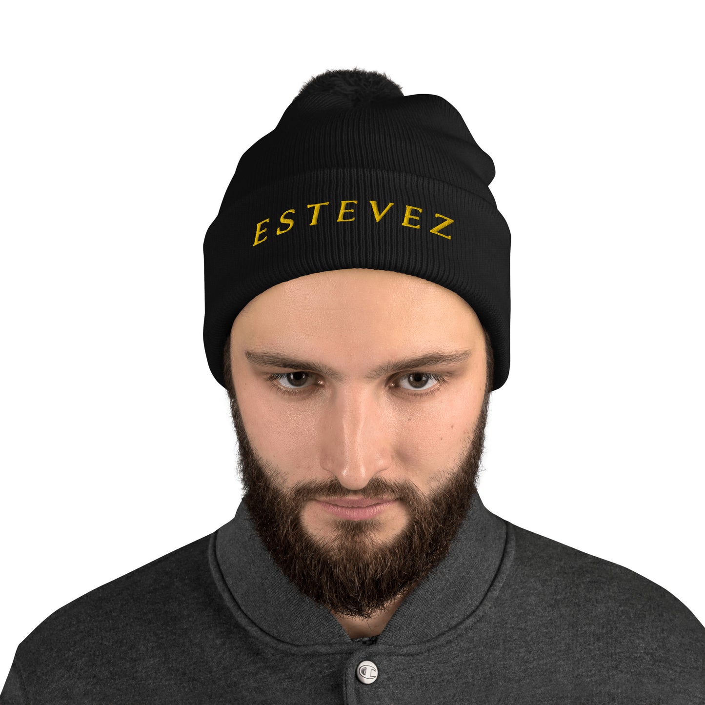 Estevez Pom-Pom Beanie
