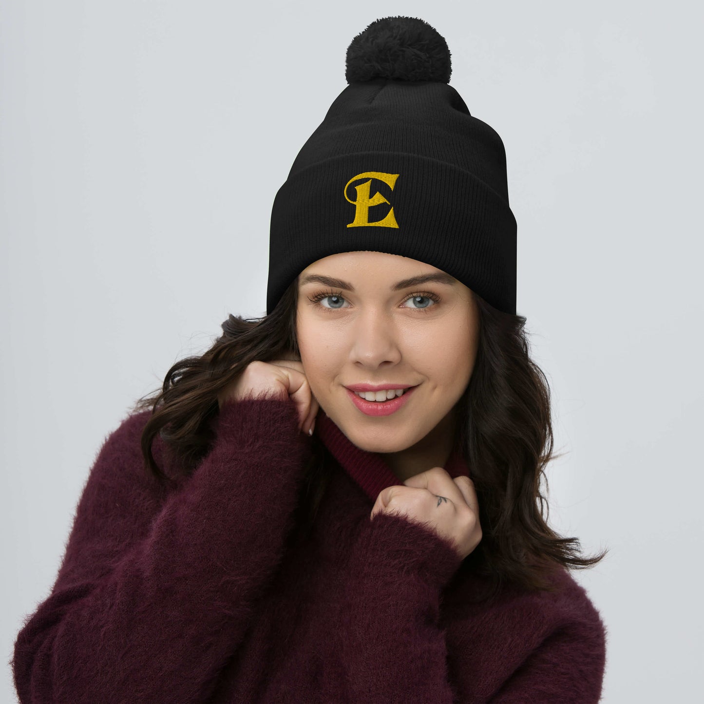 The Estevez E Pom-Pom Beanie
