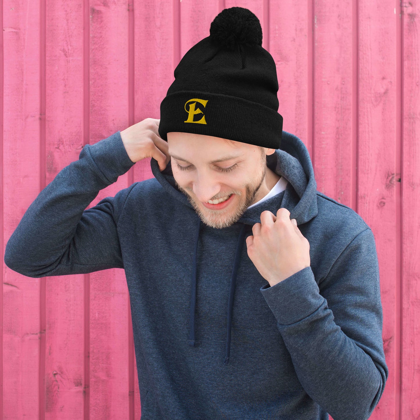 The Estevez E Pom-Pom Beanie