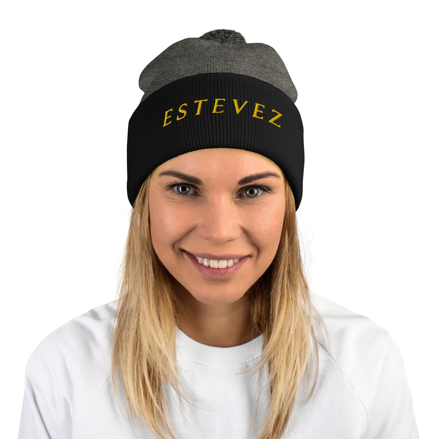 Estevez Pom-Pom Beanie