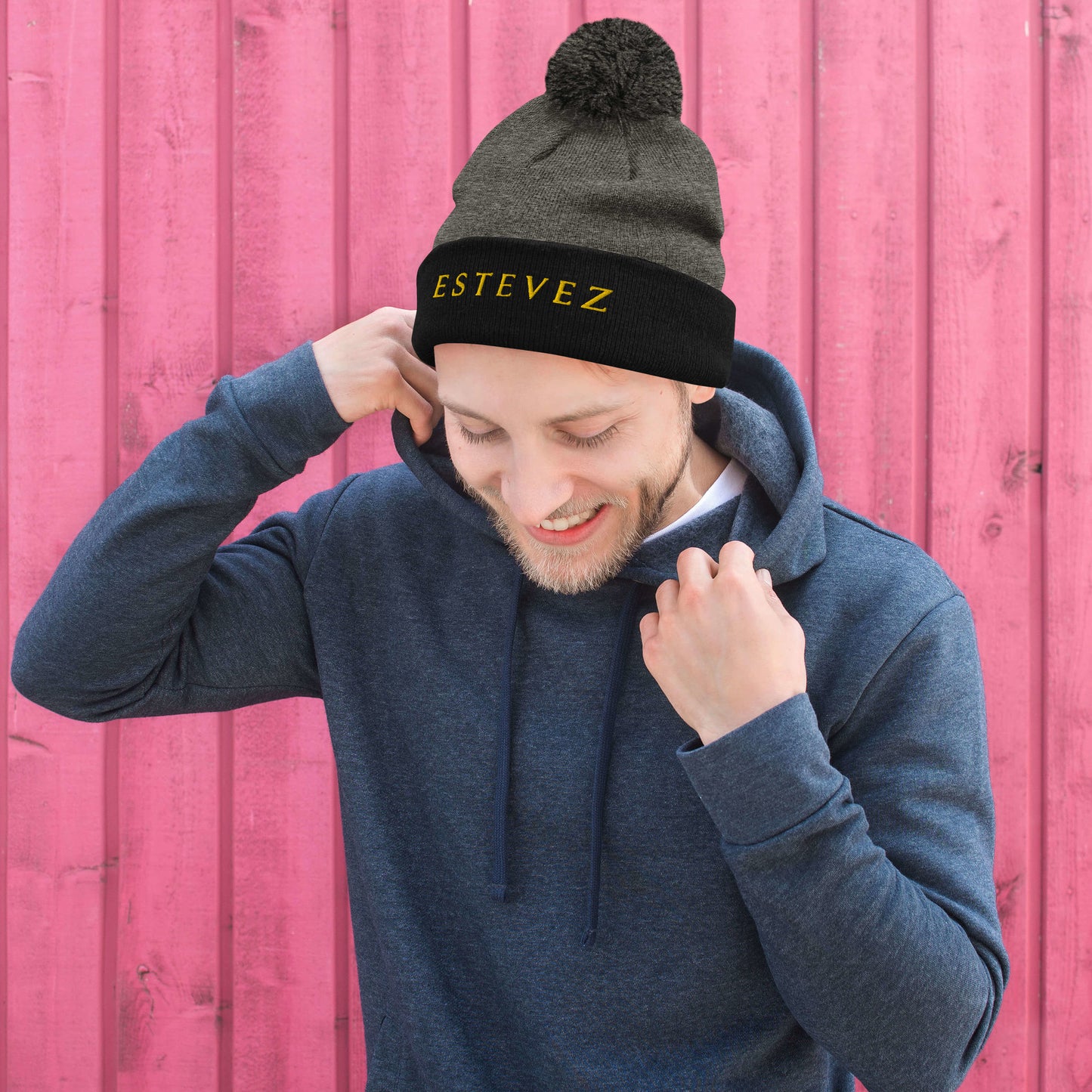 Estevez Pom-Pom Beanie