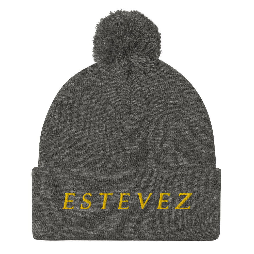 Estevez Pom-Pom Beanie