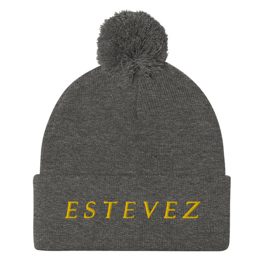 Estevez Pom-Pom Beanie