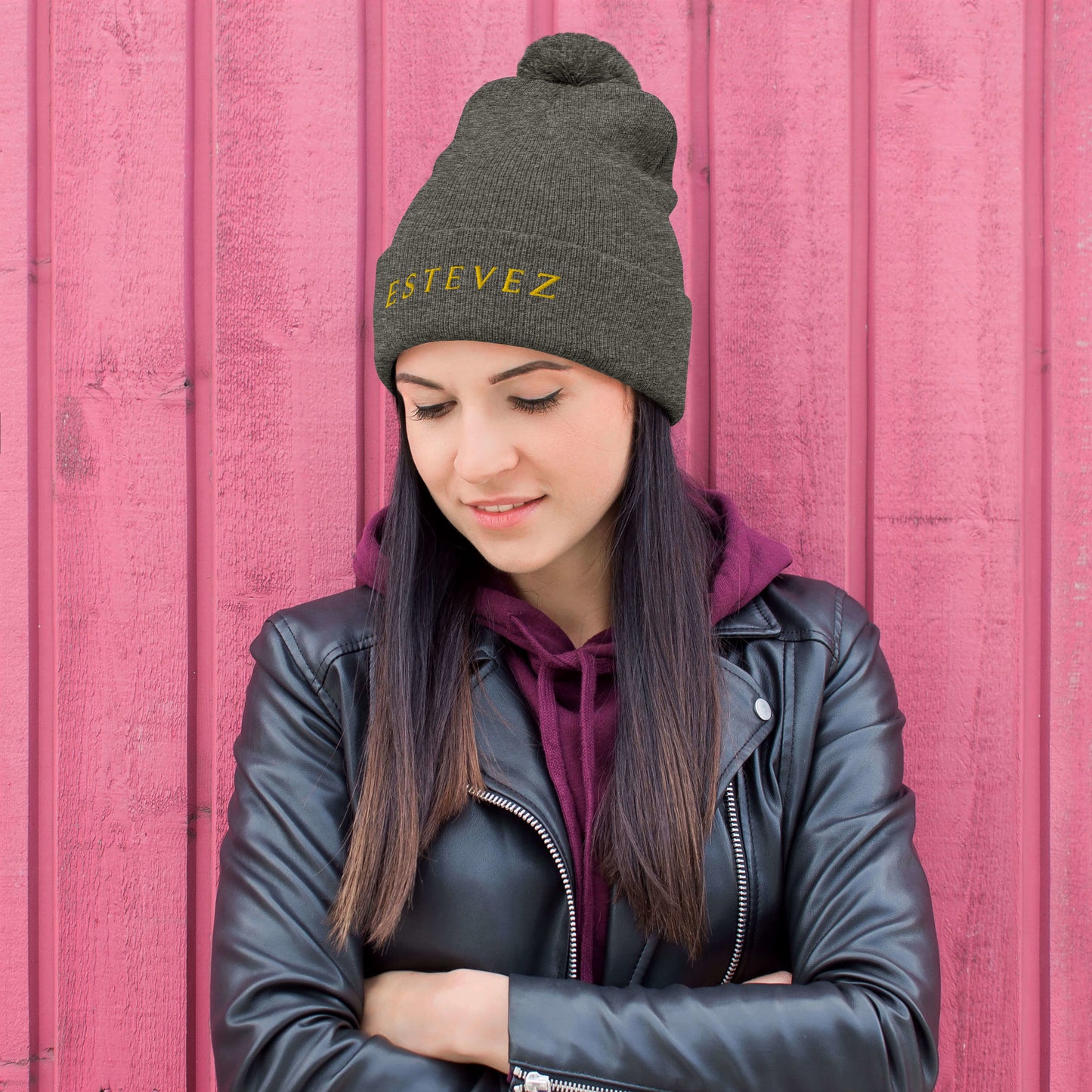 Estevez Pom-Pom Beanie