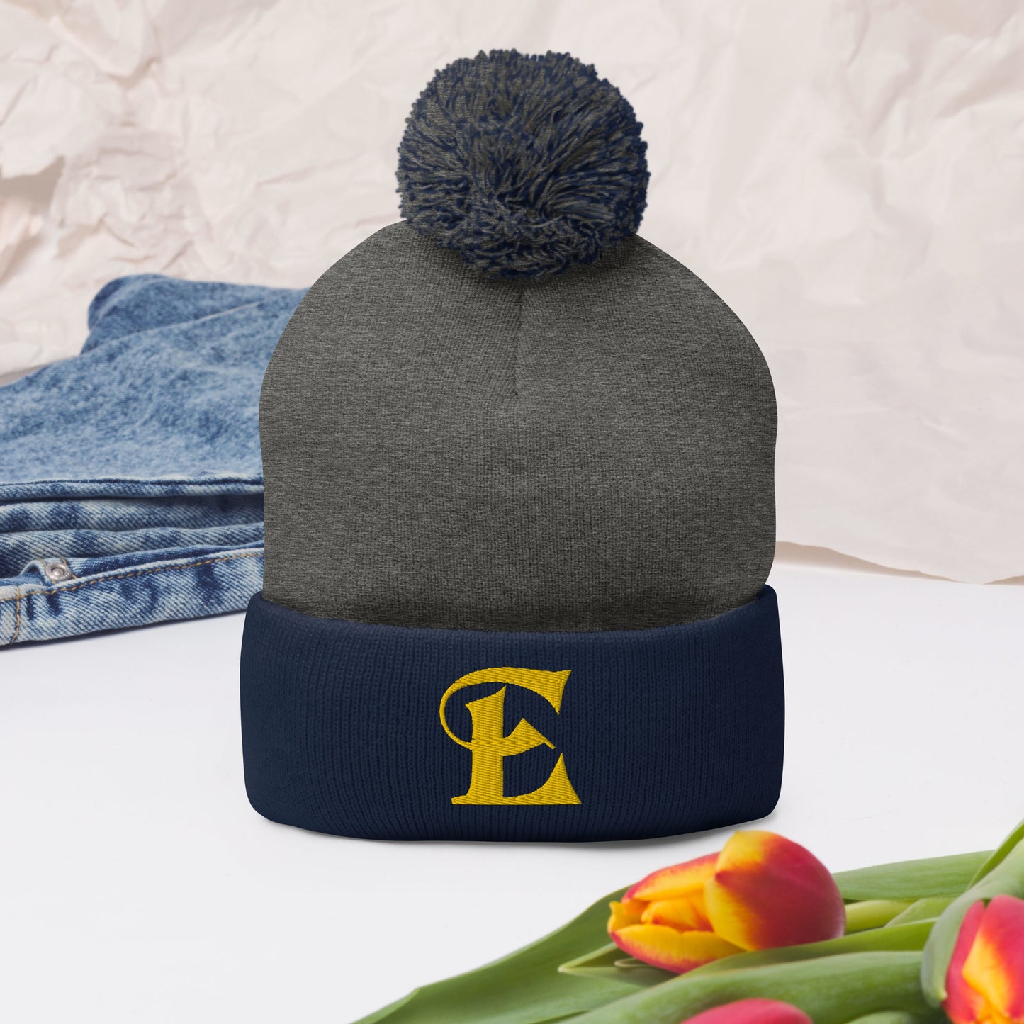 The Estevez E Pom-Pom Beanie