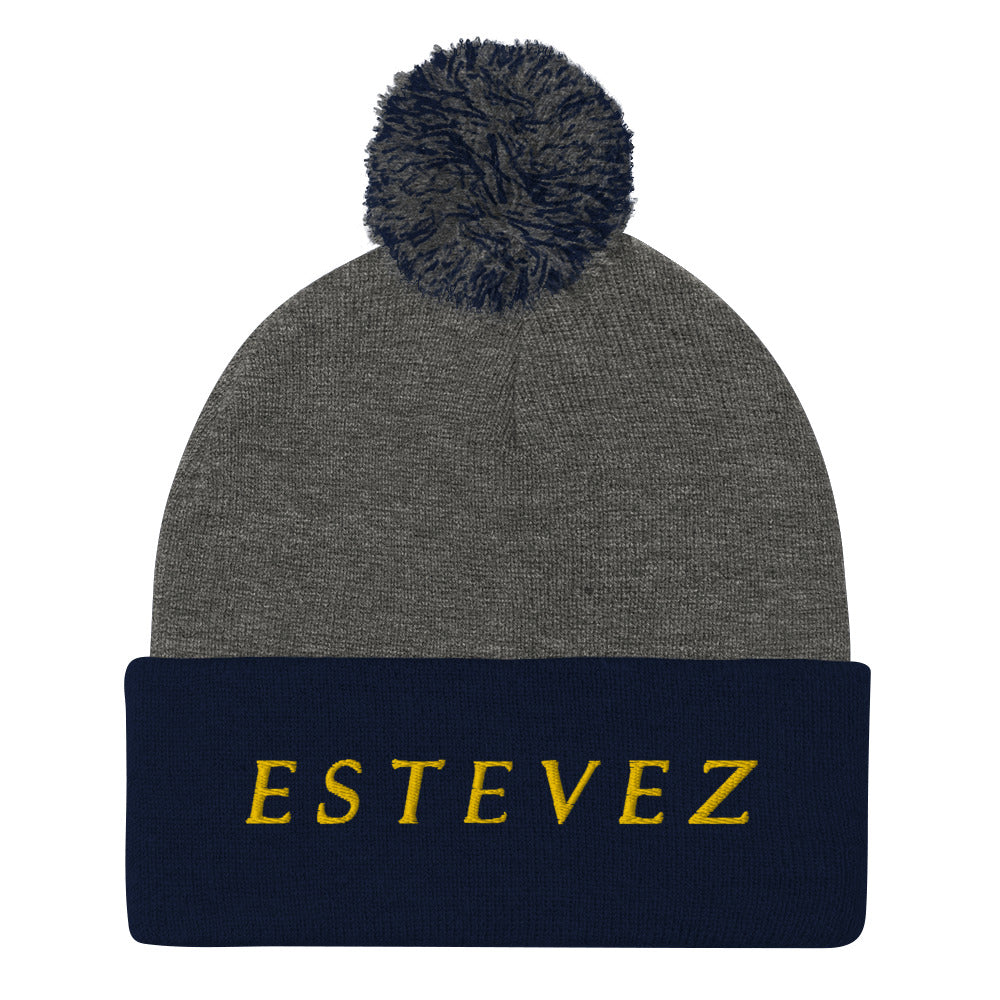 Estevez Pom-Pom Beanie