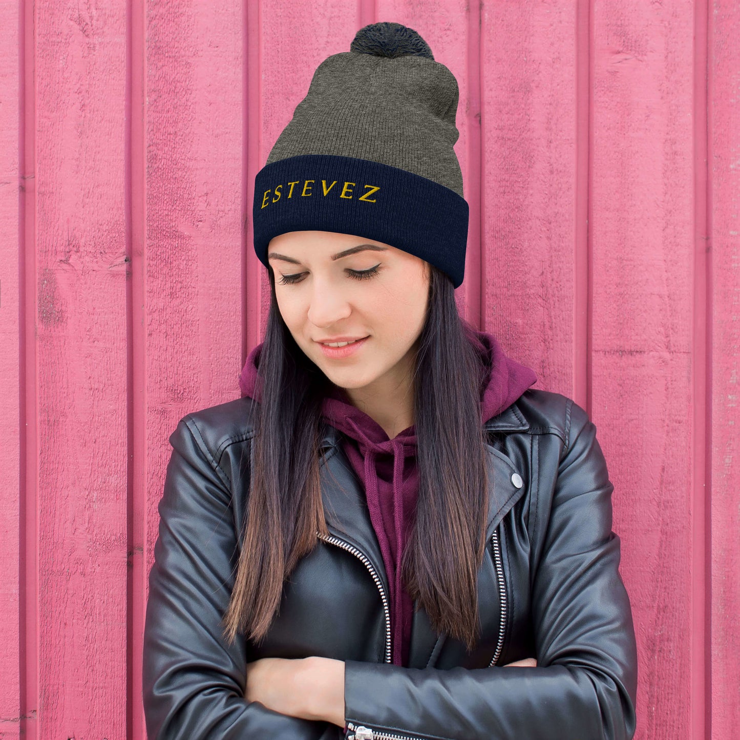 Estevez Pom-Pom Beanie