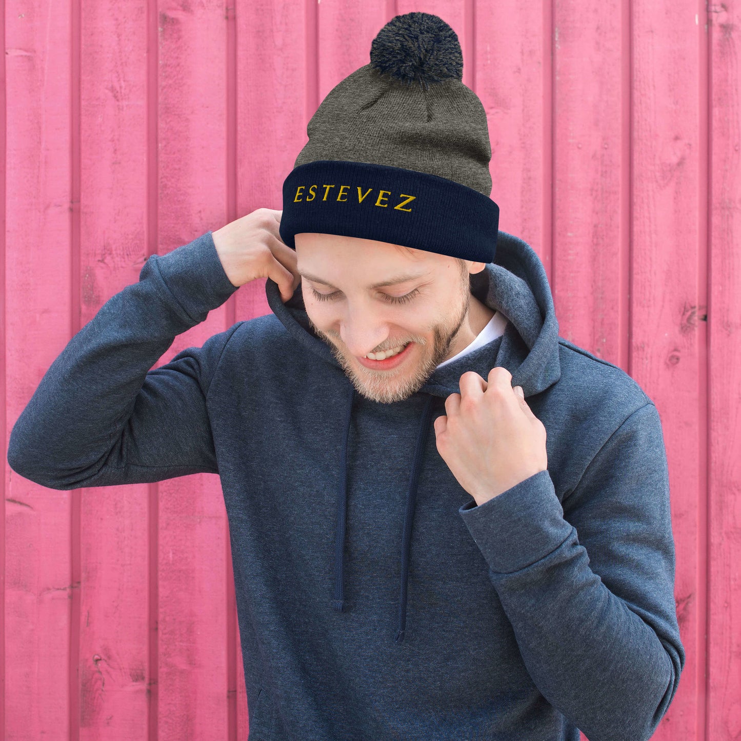 Estevez Pom-Pom Beanie