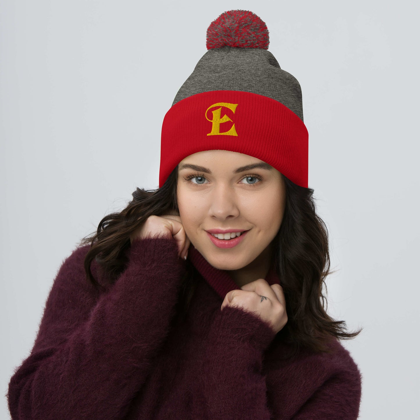 The Estevez E Pom-Pom Beanie