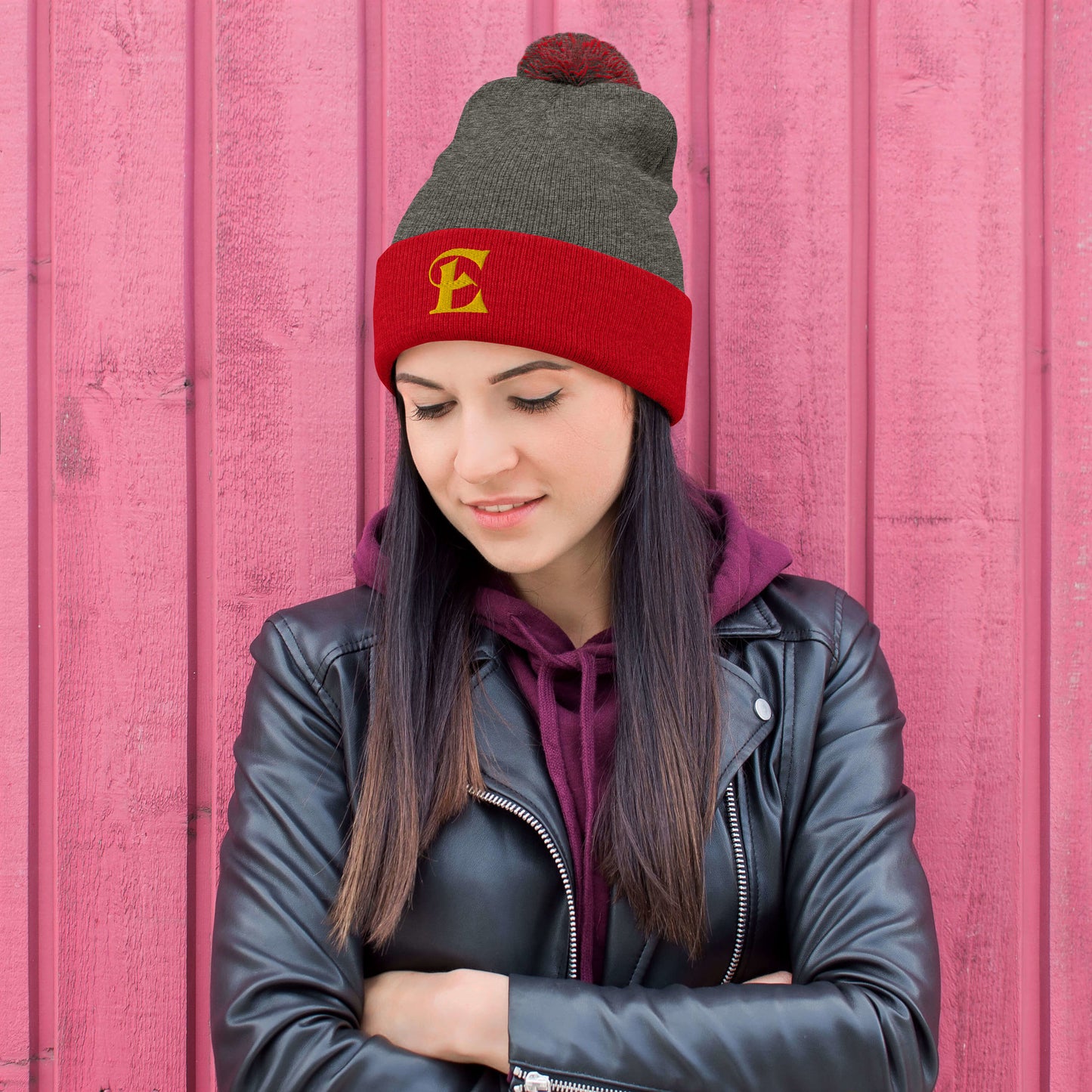The Estevez E Pom-Pom Beanie