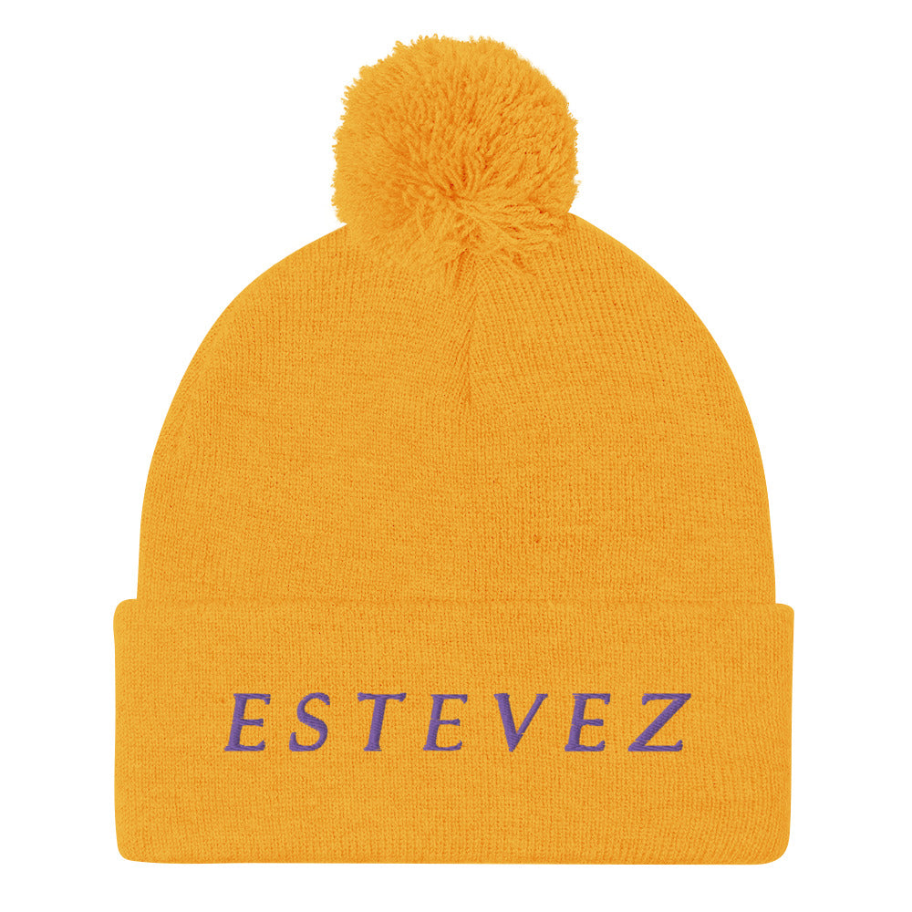 Estevez Pom-Pom Beanie