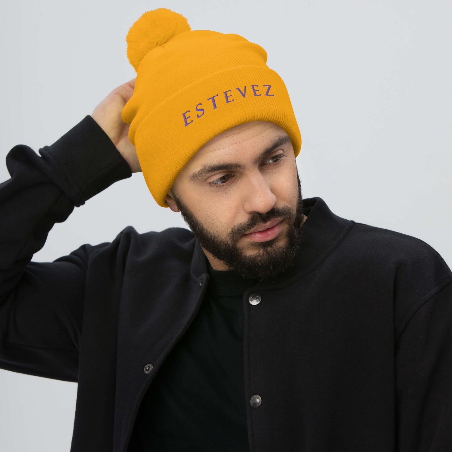 Estevez Pom-Pom Beanie