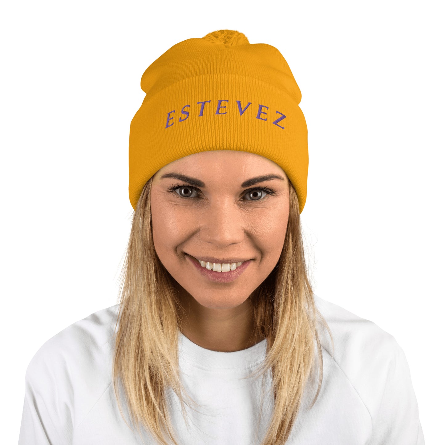 Estevez Pom-Pom Beanie