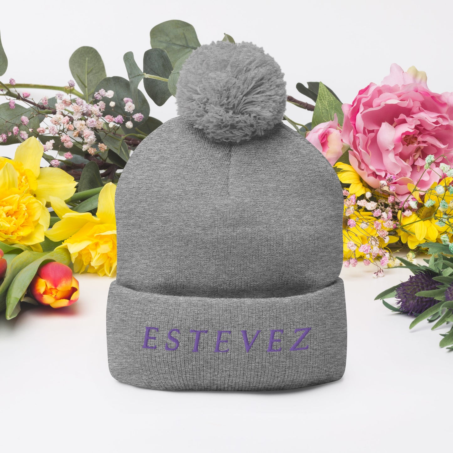 Estevez Pom-Pom Beanie