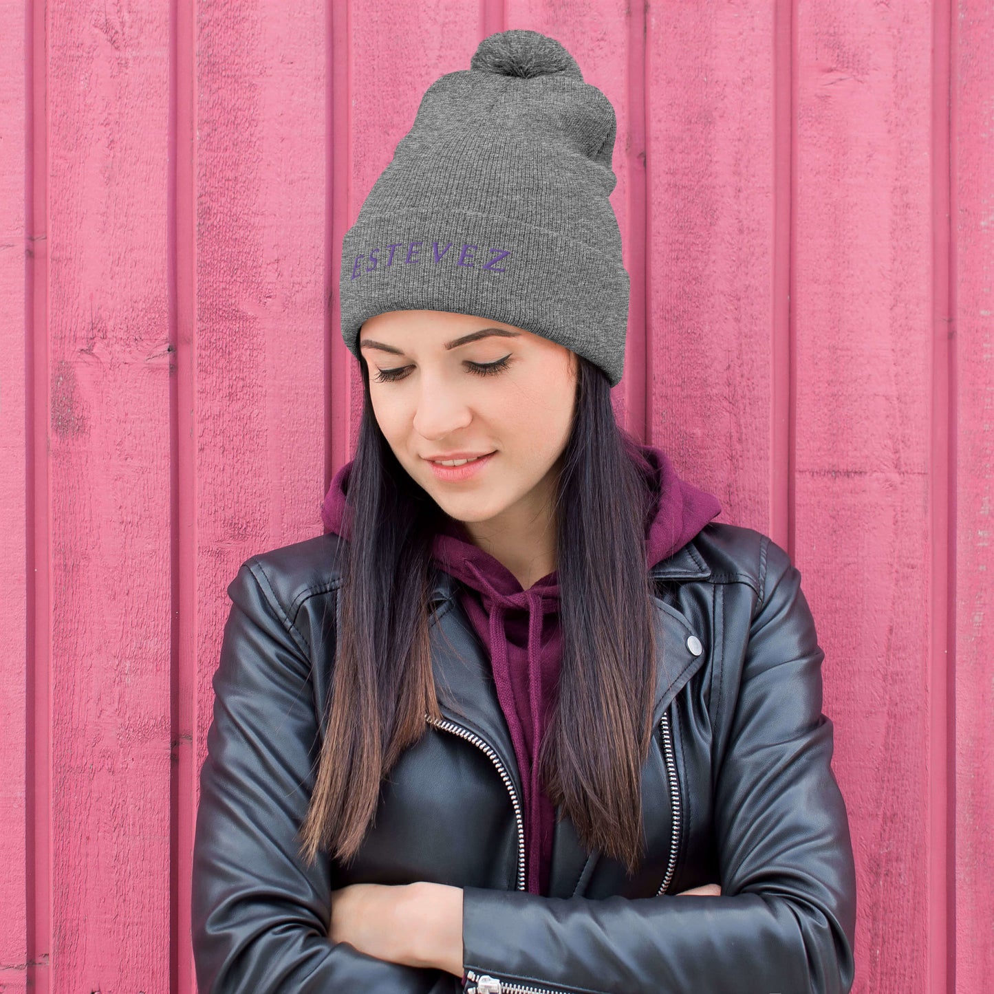 Estevez Pom-Pom Beanie