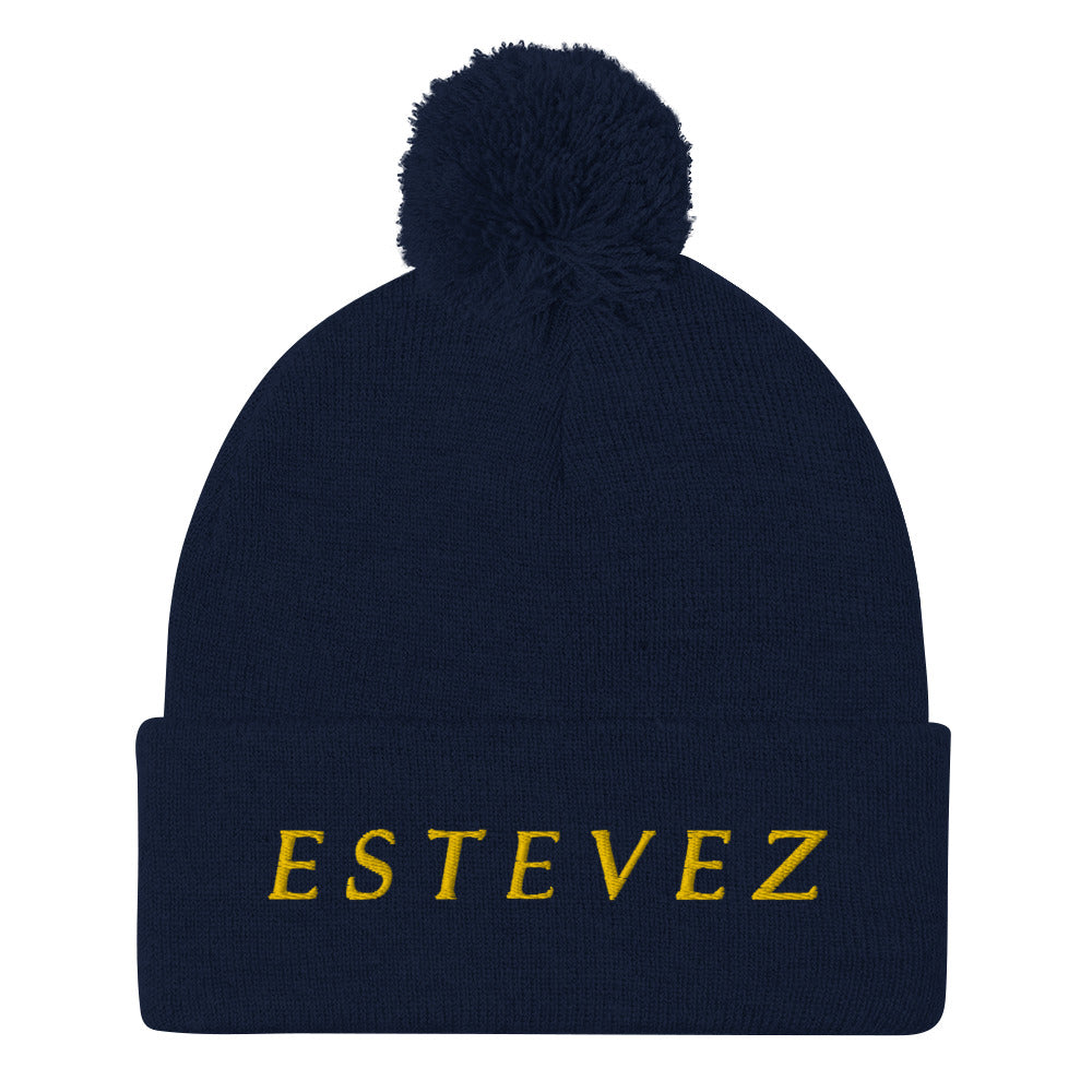 Estevez Pom-Pom Beanie