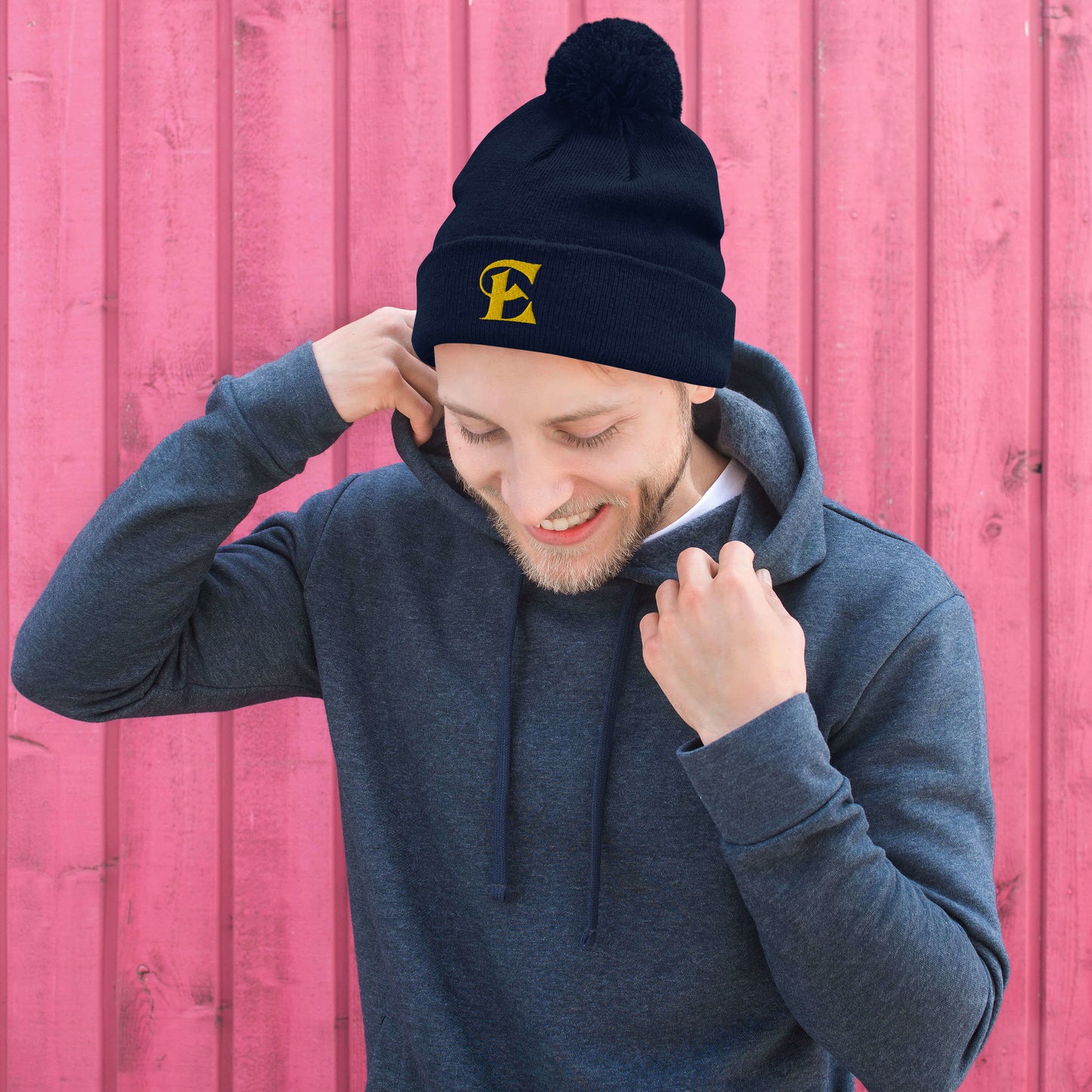 The Estevez E Pom-Pom Beanie