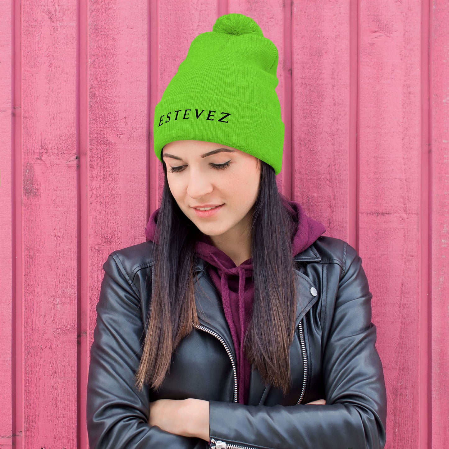 Estevez Pom-Pom Beanie