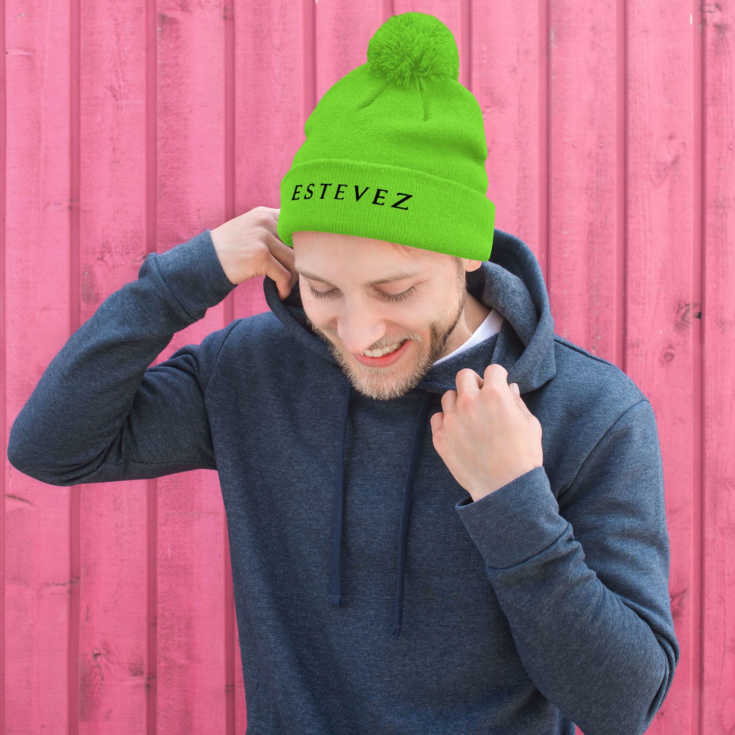 Estevez Pom-Pom Beanie