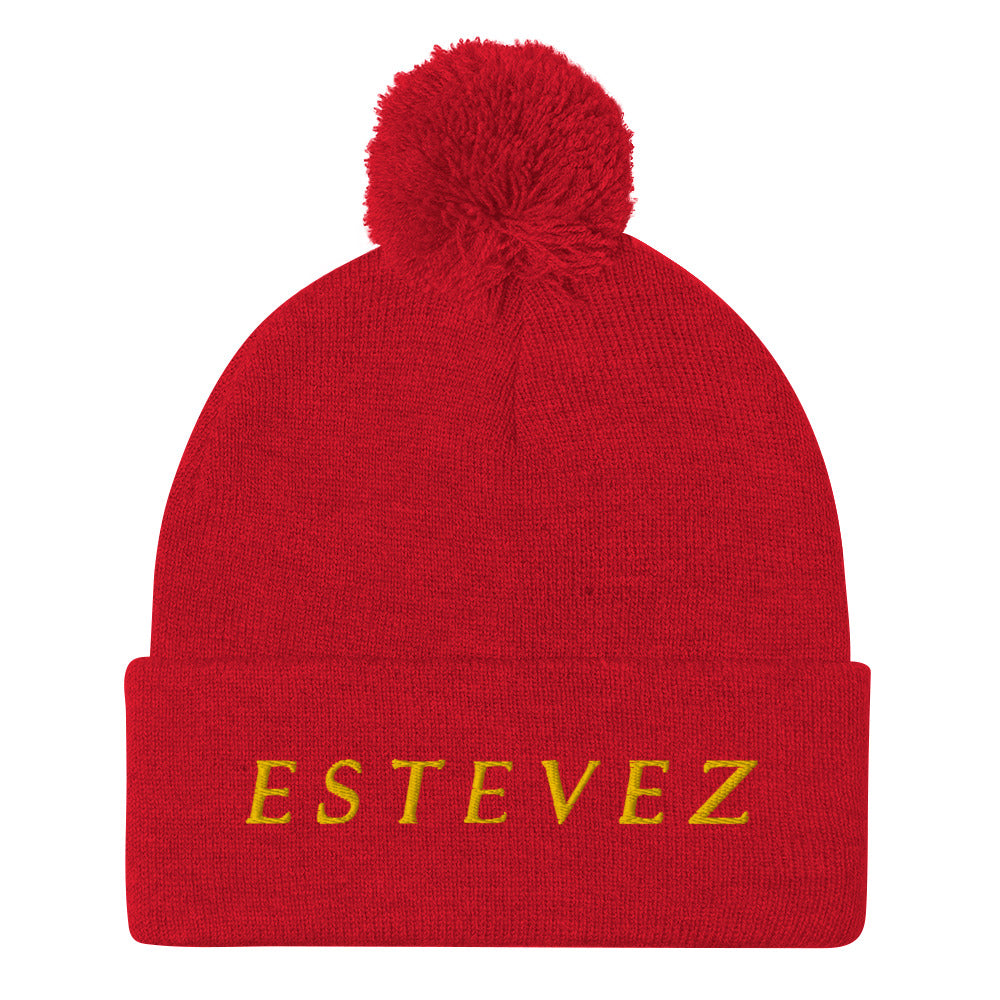 Estevez Pom-Pom Beanie