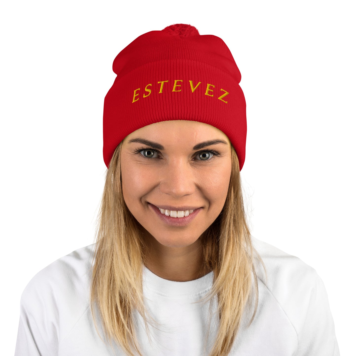 Estevez Pom-Pom Beanie