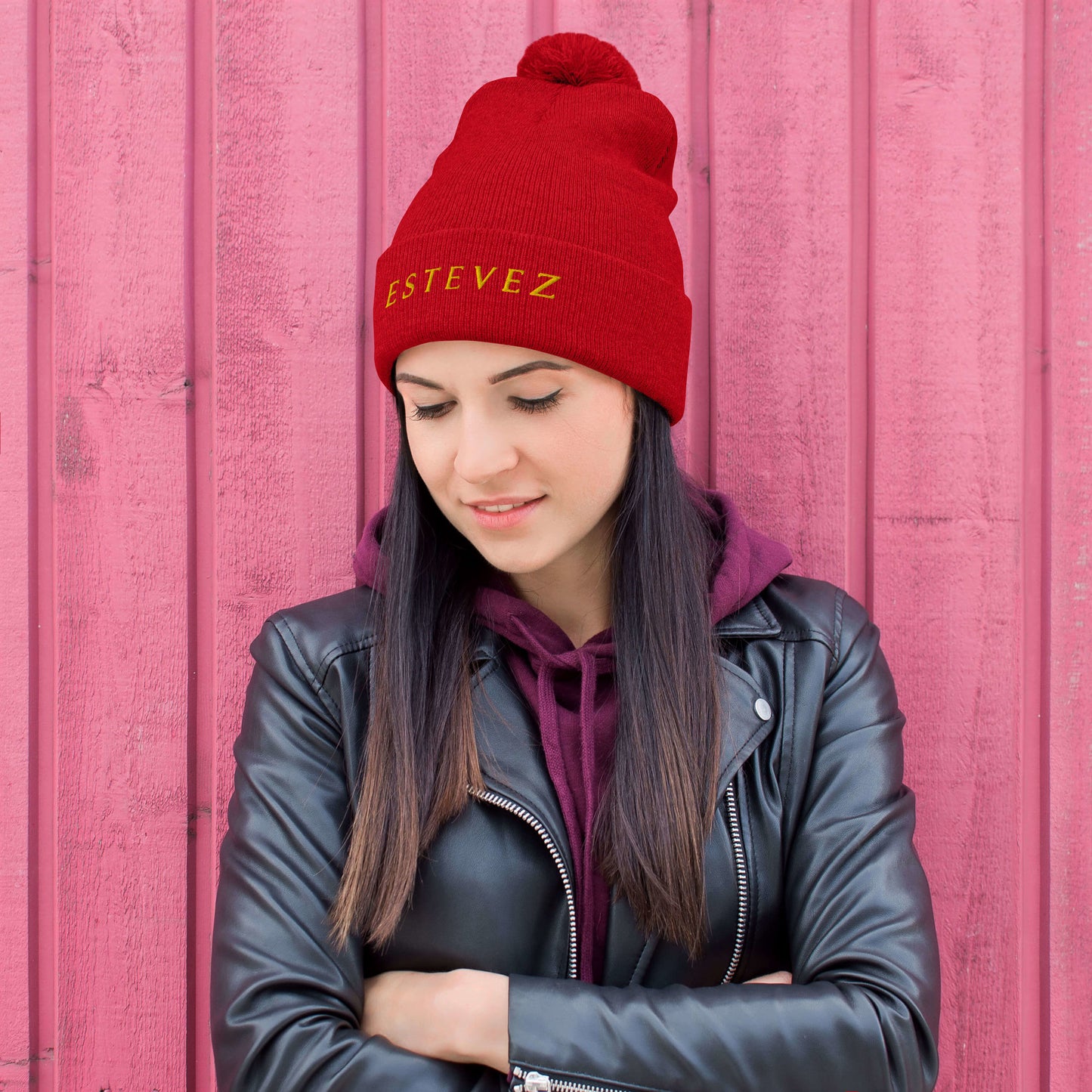 Estevez Pom-Pom Beanie