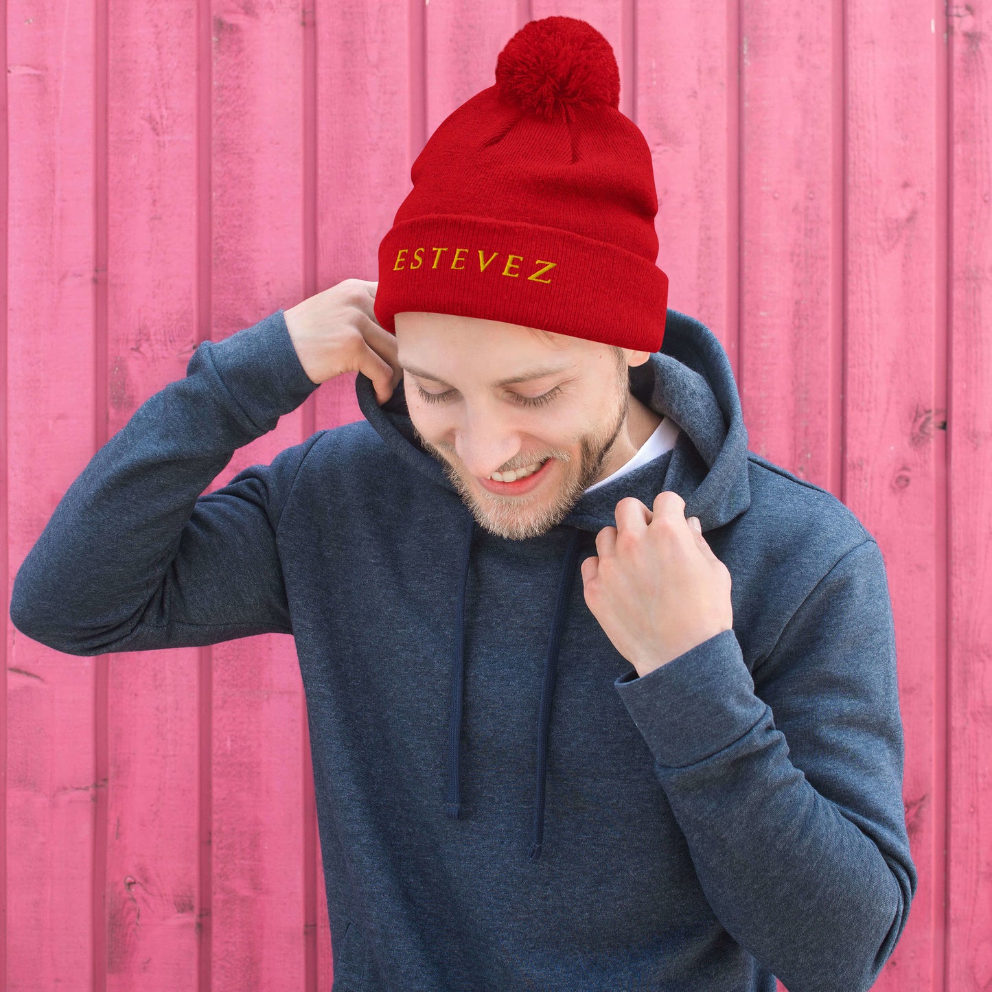 Estevez Pom-Pom Beanie