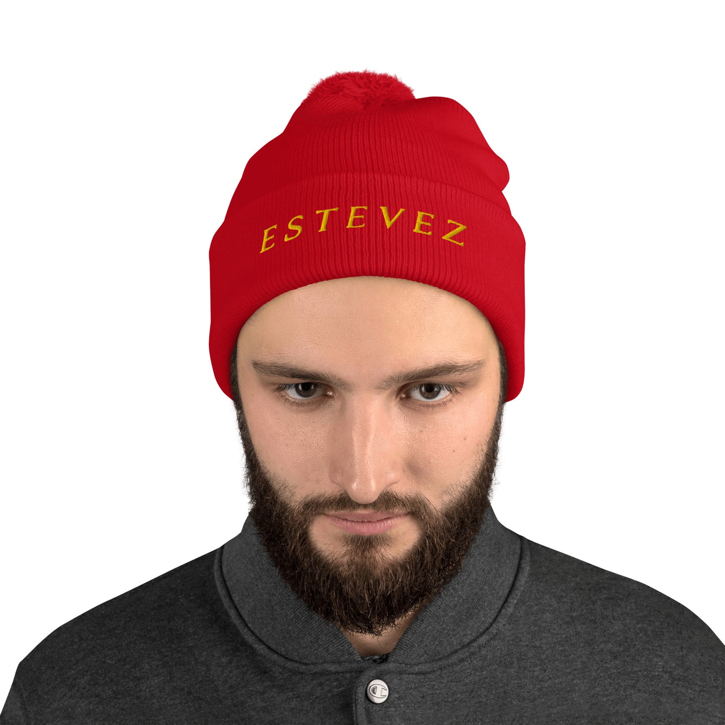 Estevez Pom-Pom Beanie