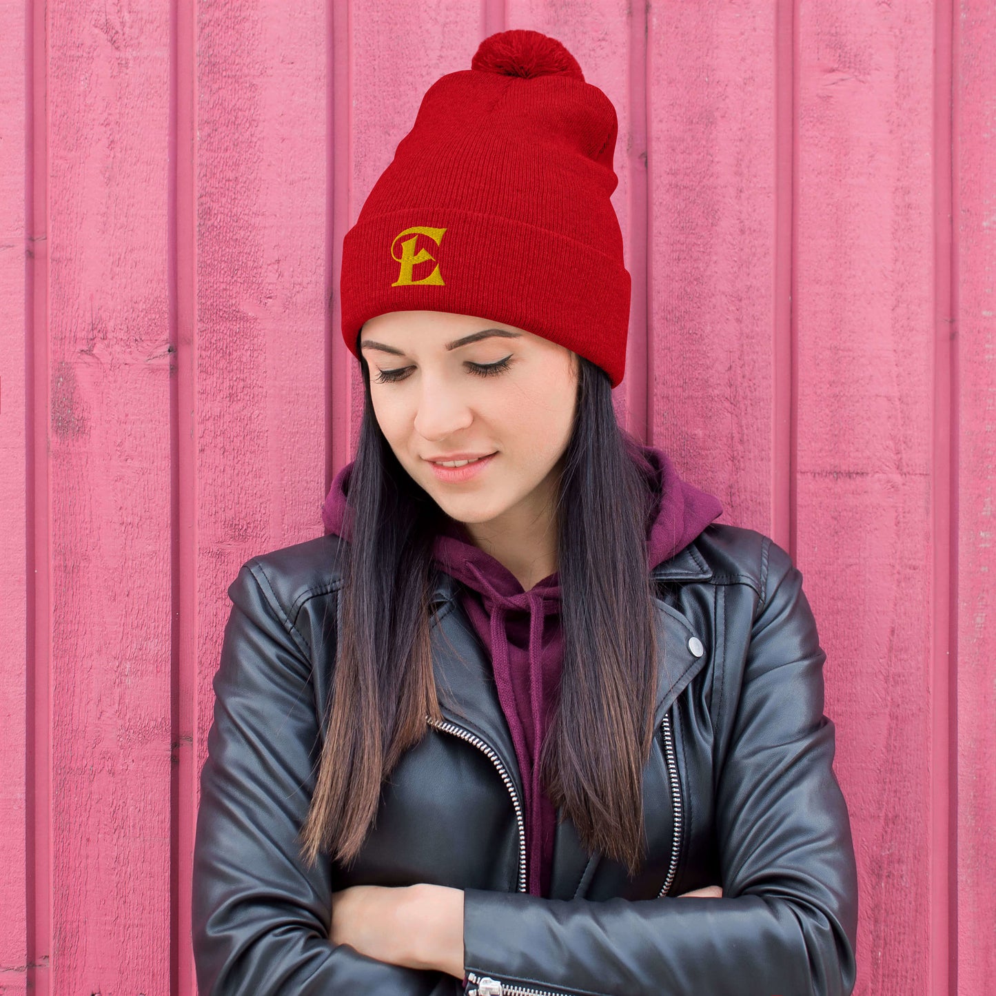 The Estevez E Pom-Pom Beanie