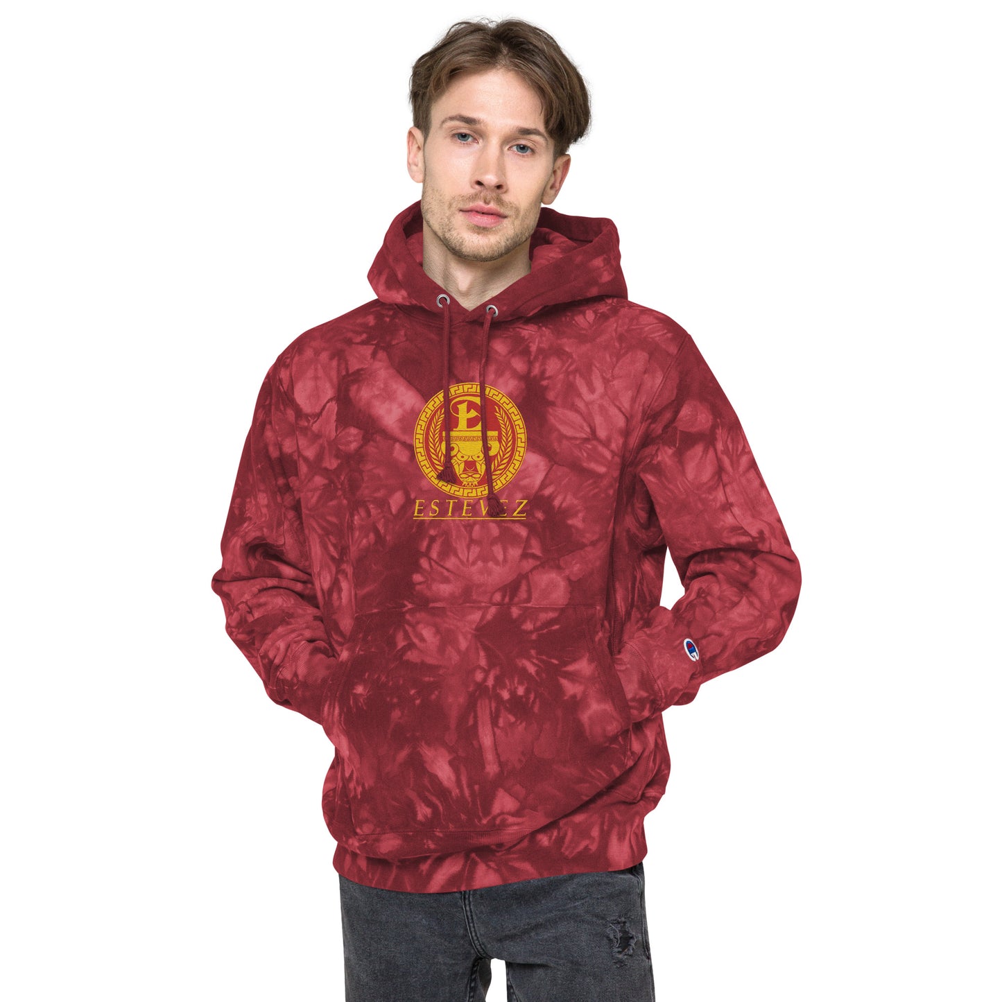Estevez Sudadera tie-dye bordado