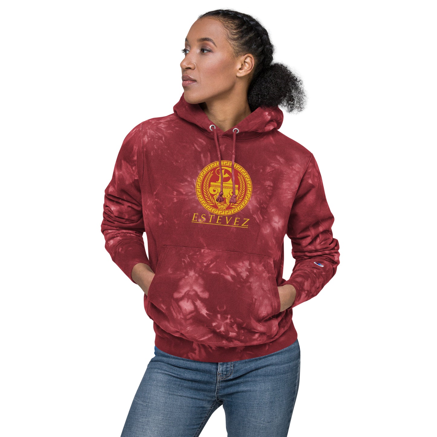 Sudadera con capucha y logo bordado Estevez