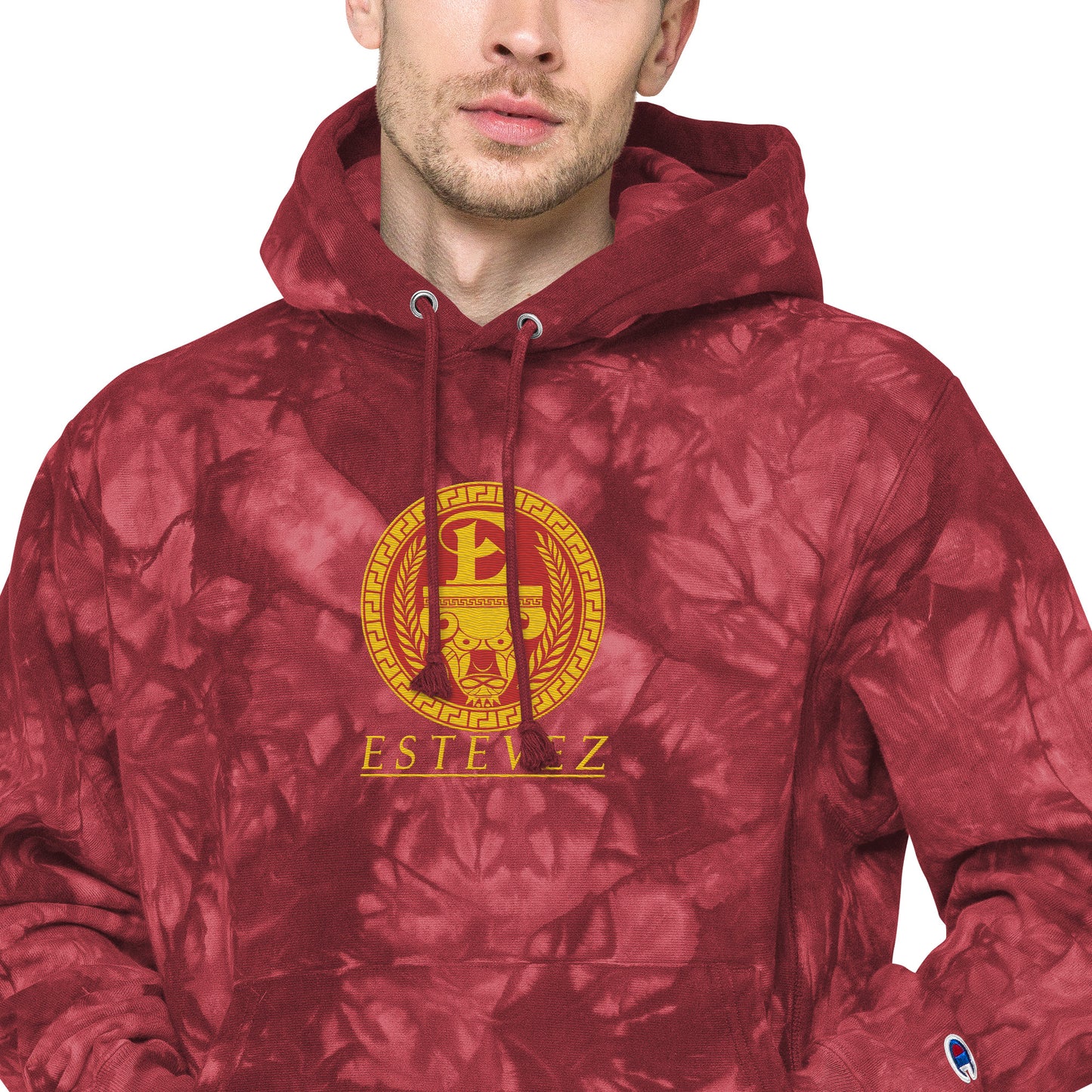 Estevez Sudadera tie-dye bordado