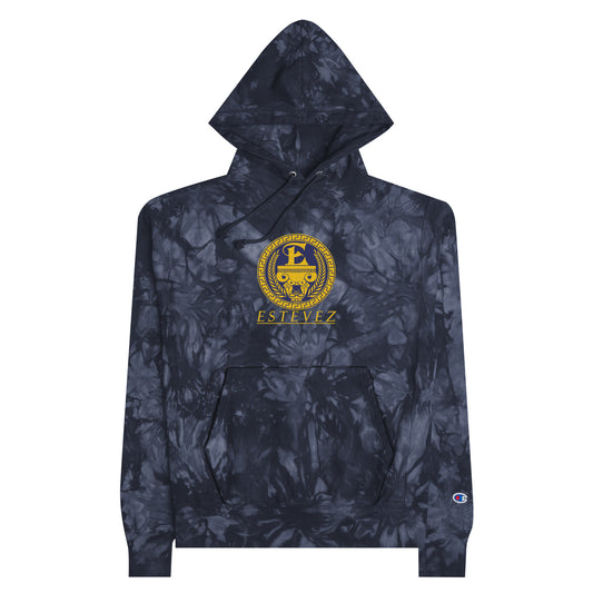 Estevez Embroidery Logo tie-dye hoodie