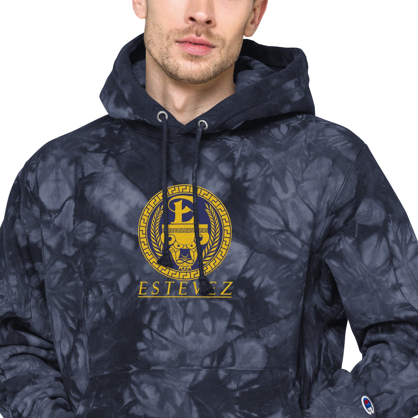 Estevez Sudadera tie-dye bordado