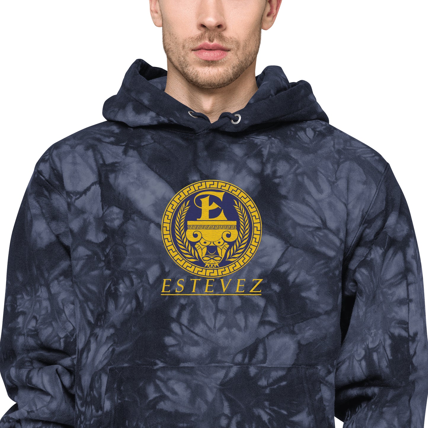 Estevez Sudadera tie-dye bordado