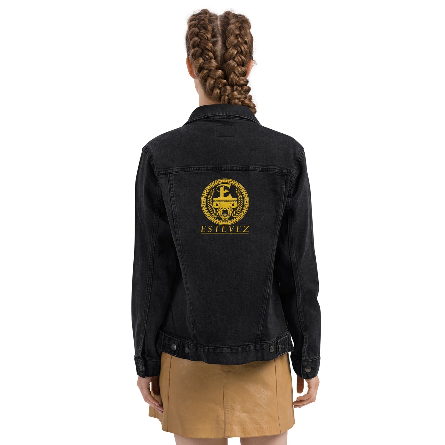 Estevez Embroidery Logo Denim Jacket
