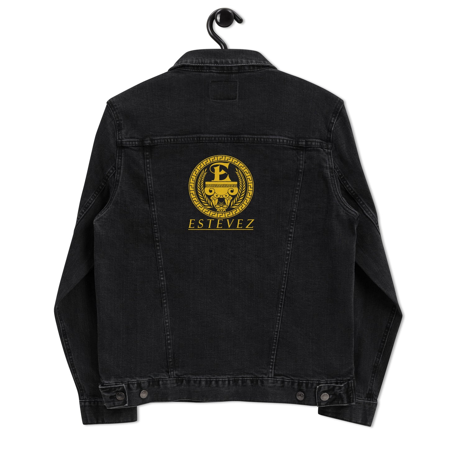 Estevez Embroidery Logo Denim Jacket