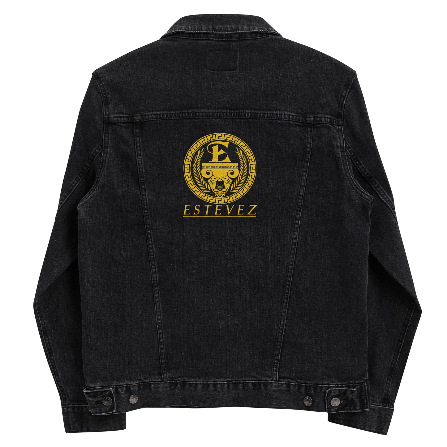 Estevez Embroidery Logo Denim Jacket
