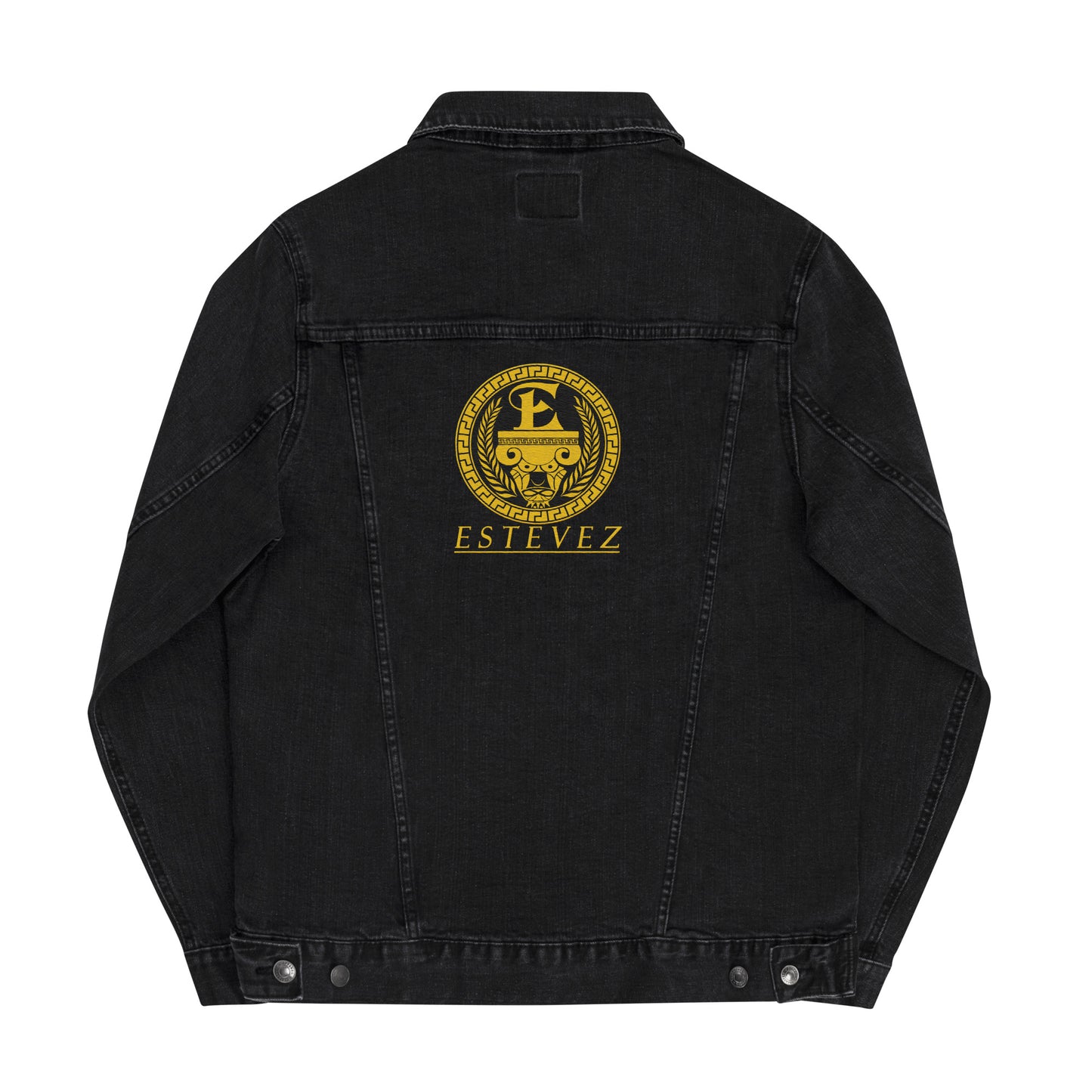 Estevez Embroidery Logo Denim Jacket